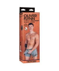 Signature Cocks Oliver Flynn Ultraskyn Cock With Removable Vac-U-Lock Suction Cup 10In Vanilla