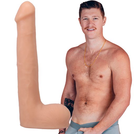 Signature Cocks Oliver Flynn Ultraskyn Cock With Removable Vac-U-Lock Suction Cup 10In Vanilla - Image 2