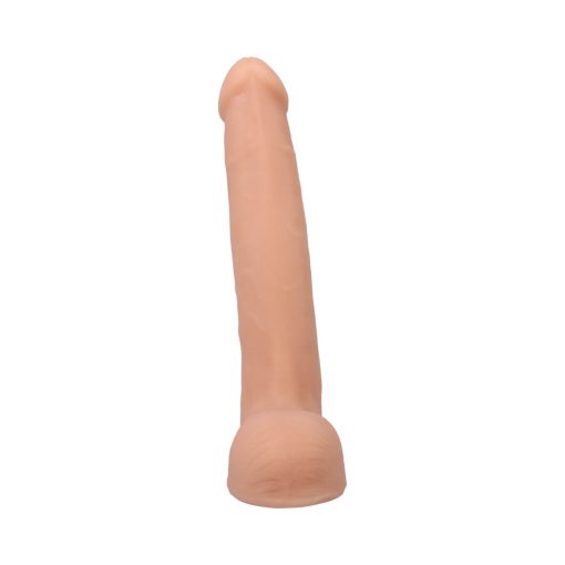 Signature Cocks Oliver Flynn Ultraskyn Cock With Removable Vac-U-Lock Suction Cup 10In Vanilla - Image 4