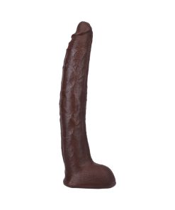 Signature Cocks Damion Dayski Ultraskyn Cock With Removable Vac-U-Lock Suction Cup 12In Chocolate