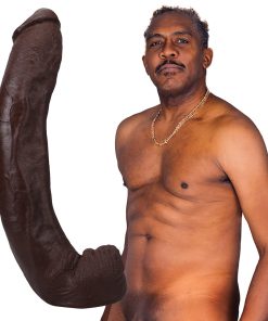 Signature Cocks Dredd Ultraskyn Cock With Removable Vac-U-Lock Suction Cup 13.5In Chocolate