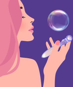 Biird Cecii Beaded Glass Dildo