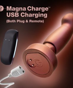 Anal Adventures Matrix Bionic Plug With Remote Cosmic Copper