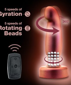 Anal Adventures Matrix Bionic Plug With Remote Cosmic Copper