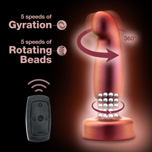 Anal Adventures Matrix Bionic Plug With Remote Cosmic Copper - Image 9