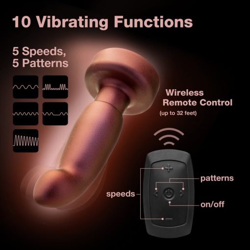 Anal Adventures Matrix Bionic Plug With Remote Cosmic Copper - Image 11