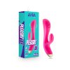 Aria Pleasin’ AF Rabbit Vibrator – Silicone, Dual Pulsing, Fuchsia