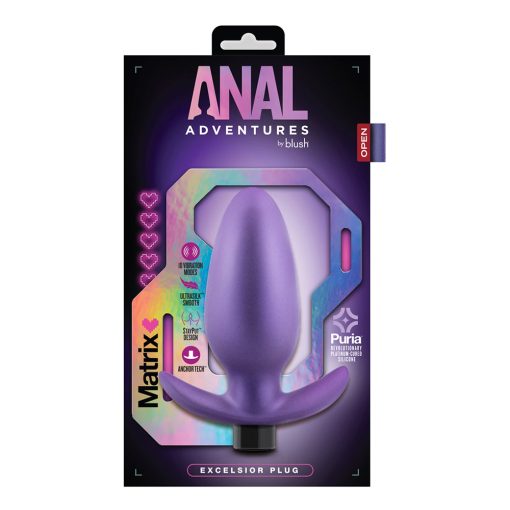 Anal Adventures Matrix Excelsior Plug Astro Violet - Image 12