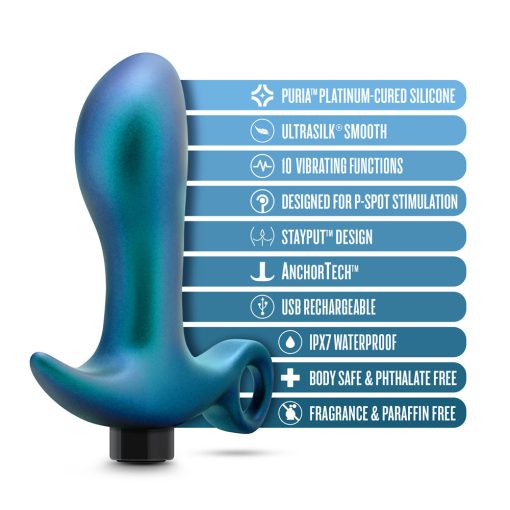 Anal Adventures Matrix Teleportation Plug Lunar Blue - Image 6