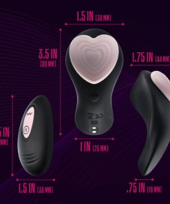 Temptasia Heartbeat Panty Vibe With Remote Pink