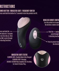 Temptasia Heartbeat Panty Vibe With Remote Pink