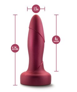 Anal Adventures Matrix Atomic Plug With Remote Martian Wine