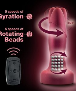 Anal Adventures Matrix Atomic Plug With Remote Martian Wine