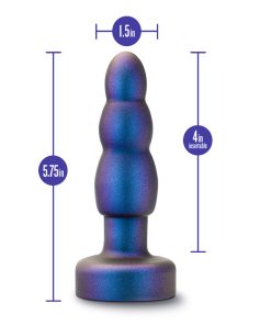 Anal Adventures Matrix Kinetik Plug With Remote Space Age Blue