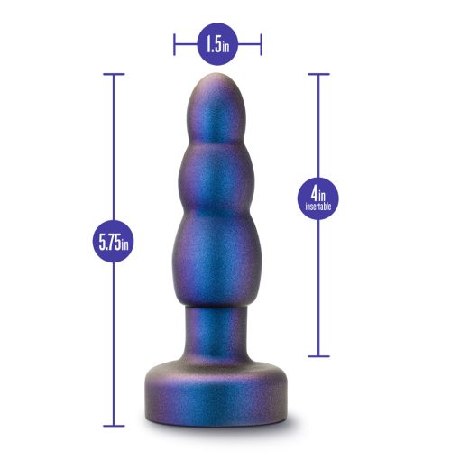 Anal Adventures Matrix Kinetik Plug With Remote Space Age Blue - Image 6