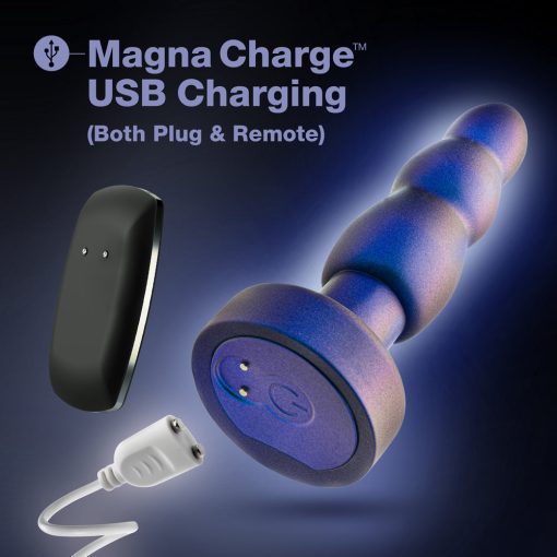 Anal Adventures Matrix Kinetik Plug With Remote Space Age Blue - Image 7