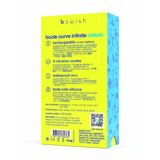 B Swish Bcute Classic Curve Infinite Citrus Yellow - Image 5