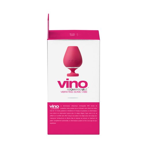 Vedo Vino Rechargeable Vibrating Sonic Vibe Pink - Image 6