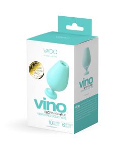 Vedo Vino Rechargeable Vibrating Sonic Vibe Turquoise