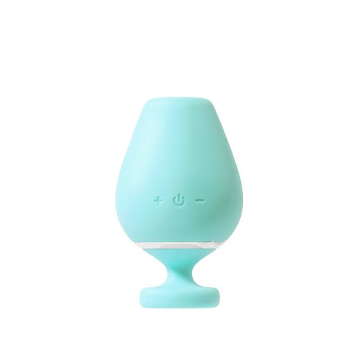 Vedo Vino Rechargeable Vibrating Sonic Vibe Turquoise - Image 2