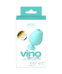 Vedo Vino Rechargeable Vibrating Sonic Vibe Turquoise