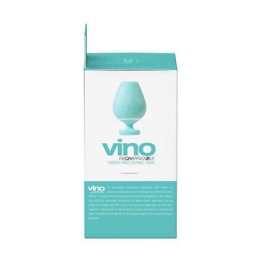 Vedo Vino Rechargeable Vibrating Sonic Vibe Turquoise - Image 6
