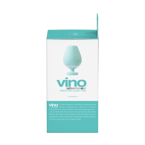 Vedo Vino Rechargeable Vibrating Sonic Vibe Turquoise - Image 7