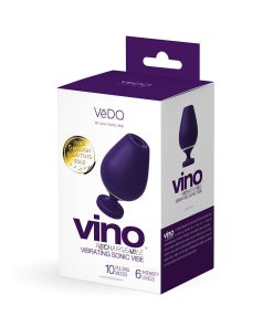 Vedo Vino Rechargeable Vibrating Sonic Vibe Purple