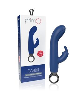 Screaming O Primo Rabbit – Rechargeable Silicone Vibrator (Blueberry)