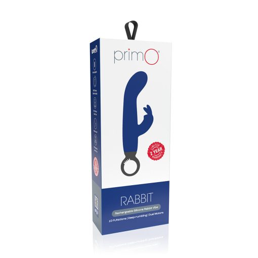 Screaming O Primo Rabbit – Rechargeable Silicone Vibrator (Blueberry) - Image 5