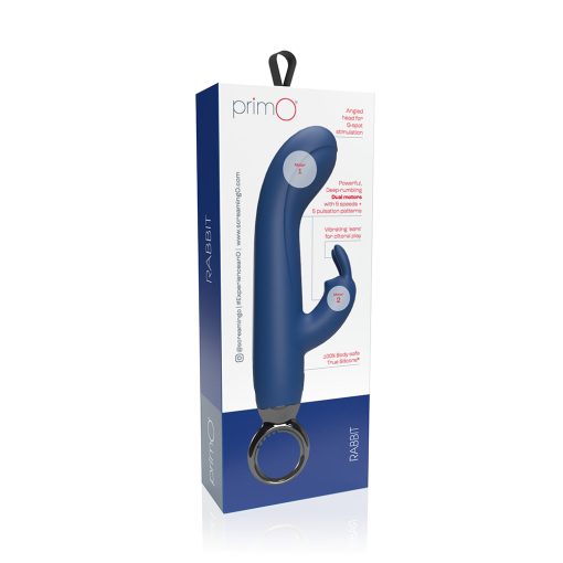 Screaming O Primo Rabbit – Rechargeable Silicone Vibrator (Blueberry) - Image 6