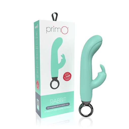 Screaming O Primo Rabbit – Silicone Rechargeable Rabbit Vibrator (Kiwi)