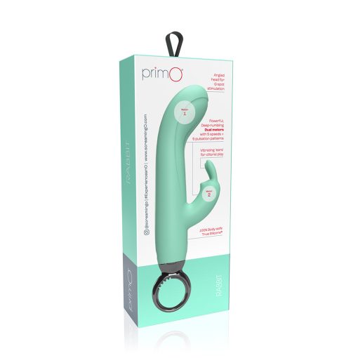 Screaming O Primo Rabbit – Silicone Rechargeable Rabbit Vibrator (Kiwi) - Image 6