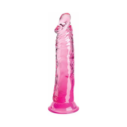 King Cock Clear 8In Pink - Image 2