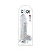 King Cock Clear With Balls 9In Clear