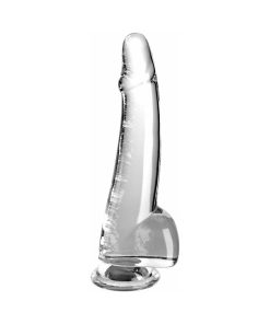 King Cock Clear With Balls 10In Clear