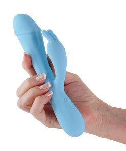 Obsessions Scarlett Heated Silicone Vibrator – Light Blue
