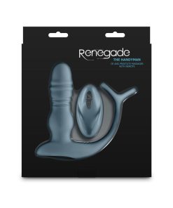 Renegade The Handyman Vibrating Cock Ring & Prostate Massager – Gray