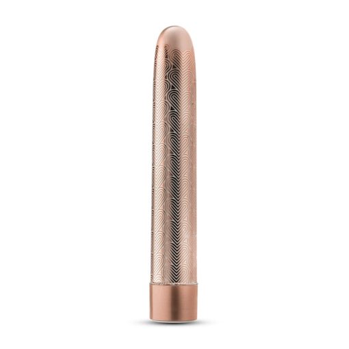 The Collection Lattice Limited Edition Rechargeable 7 In. Vibrator Rose Gold - Image 2