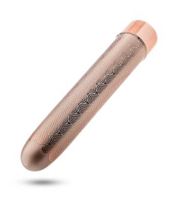 The Collection Lattice Limited Edition Rechargeable 7 In. Vibrator Rose Gold