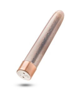 The Collection Lattice Limited Edition Rechargeable 7 In. Vibrator Rose Gold