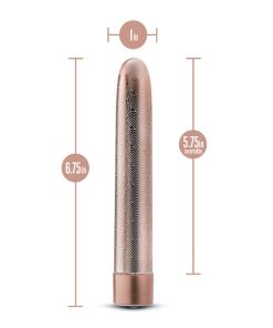 The Collection Lattice Limited Edition Rechargeable 7 In. Vibrator Rose Gold