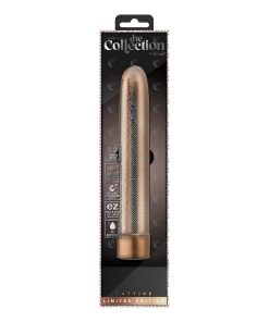 The Collection Lattice Limited Edition Rechargeable 7 In. Vibrator Rose Gold