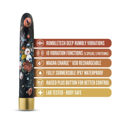 The Collection Bountiful Limited Edition Rechargeable 7 In. Vibrator Flora - Image 6