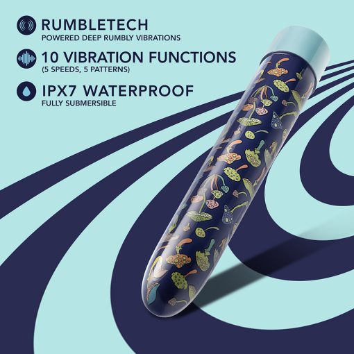 Limited Addiction Dreamscape Rechargeable 7 In. Vibrator Blue - Image 7