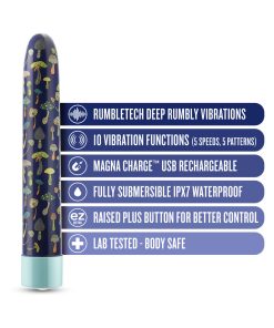 Limited Addiction Dreamscape Rechargeable 7 In. Vibrator Blue