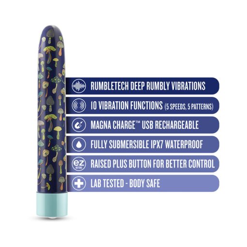 Limited Addiction Dreamscape Rechargeable 7 In. Vibrator Blue - Image 10