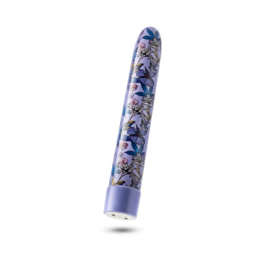 Limited Addiction Floradelic Rechargeable 7 In. Vibrator Purple - Image 3