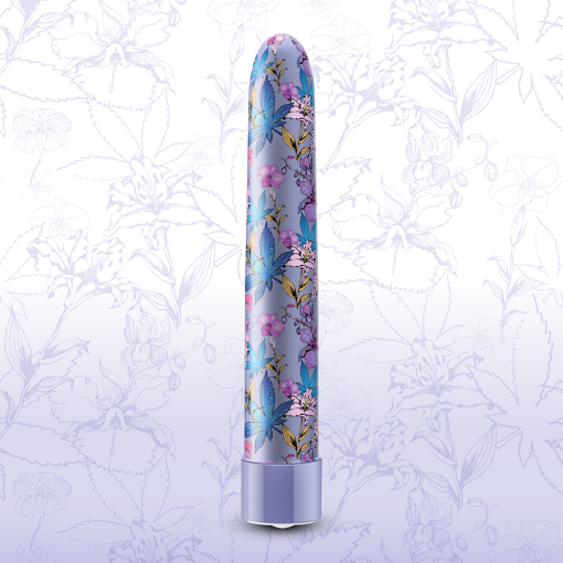 Limited Addiction Floradelic Rechargeable 7 In. Vibrator Purple - Image 6