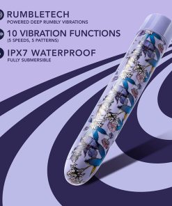 Limited Addiction Floradelic Rechargeable 7 In. Vibrator Purple
